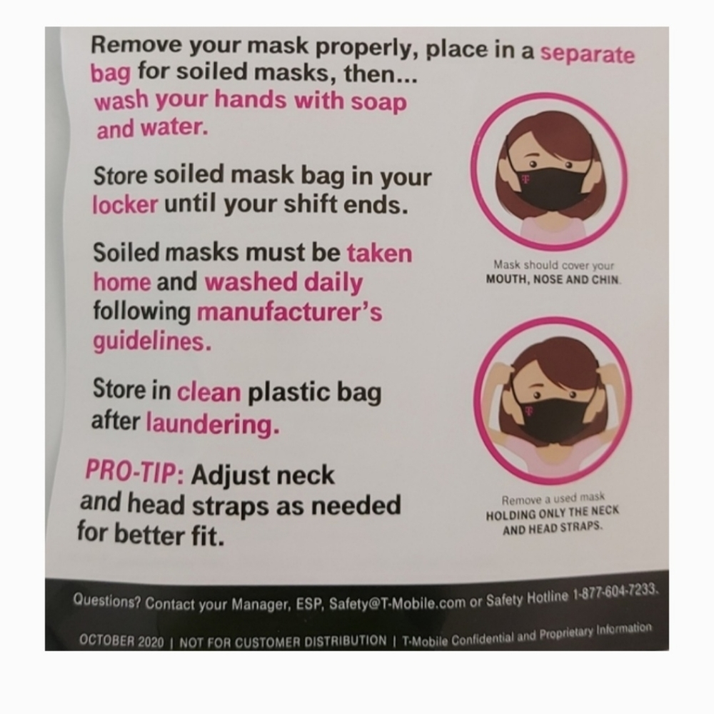 T-mobile Face Mask - Picture 6 of 9